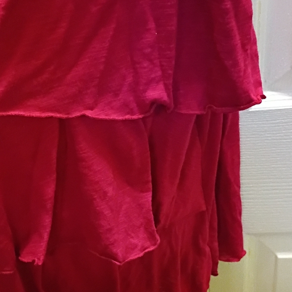 Vanity Raspberry Pink Layered Sleeveless Open-Front Tank - Picture 2 of 3